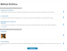 Tablet Screenshot of bellezaenestetica.blogspot.com