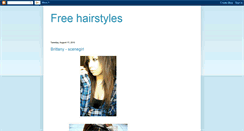 Desktop Screenshot of freehairstyles.blogspot.com