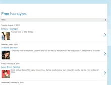 Tablet Screenshot of freehairstyles.blogspot.com