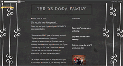 Desktop Screenshot of derodafamily.blogspot.com