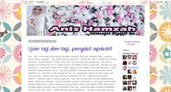 Desktop Screenshot of anishamzah.blogspot.com
