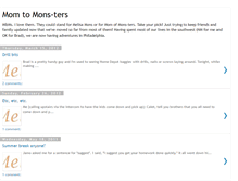 Tablet Screenshot of momtomonsters.blogspot.com