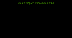 Desktop Screenshot of pakistaninewspapers.blogspot.com