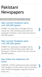 Mobile Screenshot of pakistaninewspapers.blogspot.com