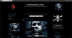 Desktop Screenshot of final-destination-6-trailer.blogspot.com
