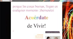 Desktop Screenshot of piensaqueeslaunicavida.blogspot.com