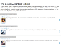 Tablet Screenshot of gospelaccordingtoluke.blogspot.com