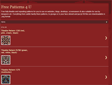 Tablet Screenshot of free-patterns4u.blogspot.com