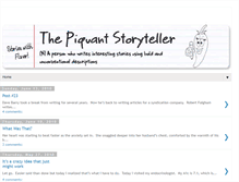 Tablet Screenshot of piquantstoryteller.blogspot.com