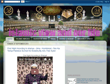 Tablet Screenshot of islamicviewsoflife.blogspot.com