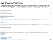 Tablet Screenshot of daritemanuntukteman.blogspot.com