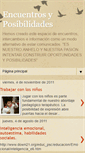 Mobile Screenshot of encuentrosyposibilidades.blogspot.com