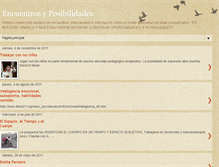 Tablet Screenshot of encuentrosyposibilidades.blogspot.com