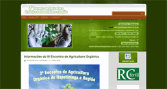 Desktop Screenshot of encontrodeagriculturaorganica.blogspot.com
