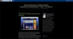 Desktop Screenshot of pherotones.blogspot.com