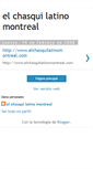 Mobile Screenshot of elchasquilatino.blogspot.com