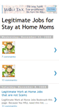 Mobile Screenshot of legitimate-jobs-for-wahms.blogspot.com