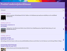 Tablet Screenshot of positiefleerklimaat.blogspot.com