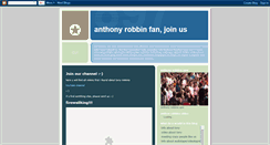 Desktop Screenshot of anthony-robbins-fun.blogspot.com