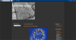 Desktop Screenshot of conlamenteclara.blogspot.com