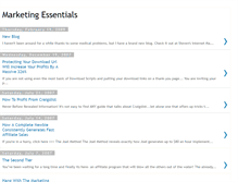 Tablet Screenshot of marketing-essentials.blogspot.com