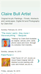 Mobile Screenshot of clairebull.blogspot.com