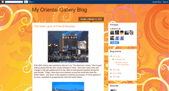 Desktop Screenshot of myorientalgalleryblog.blogspot.com