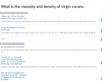 Tablet Screenshot of density-of-virgin-coconut-oil.blogspot.com