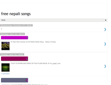 Tablet Screenshot of nepali-songs-nepalivideo.blogspot.com