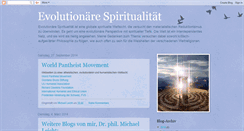 Desktop Screenshot of evolutionaerespiritualitaet.blogspot.com