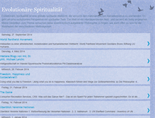 Tablet Screenshot of evolutionaerespiritualitaet.blogspot.com