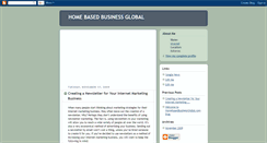 Desktop Screenshot of homebasedbusinessglobal.blogspot.com