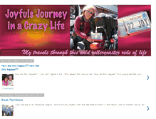 Tablet Screenshot of joyfulsjourneyinacrazylife.blogspot.com