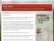 Tablet Screenshot of ellenalive.blogspot.com