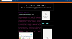 Desktop Screenshot of c4ever-commerce.blogspot.com