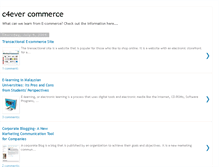 Tablet Screenshot of c4ever-commerce.blogspot.com