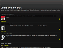 Tablet Screenshot of diningwiththedon.blogspot.com