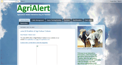 Desktop Screenshot of agrialert.blogspot.com