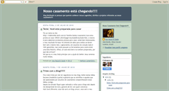 Desktop Screenshot of nossocasamentoestachegando.blogspot.com