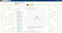 Desktop Screenshot of genarowlandsstories.blogspot.com
