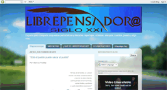 Desktop Screenshot of librepensador-sigloxxi.blogspot.com