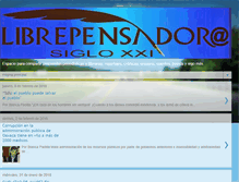 Tablet Screenshot of librepensador-sigloxxi.blogspot.com