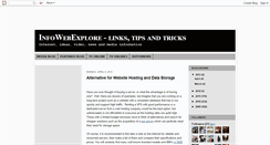 Desktop Screenshot of infowebexplore.blogspot.com