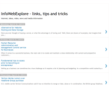 Tablet Screenshot of infowebexplore.blogspot.com