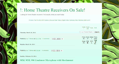 Desktop Screenshot of hometheatrereceiversonsale.blogspot.com