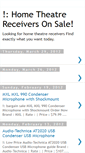 Mobile Screenshot of hometheatrereceiversonsale.blogspot.com