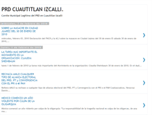 Tablet Screenshot of prdcuautitlanizcalli.blogspot.com