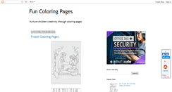 Desktop Screenshot of funandfreecoloringpages.blogspot.com