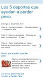 Mobile Screenshot of deportesperdidapeso.blogspot.com
