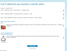 Tablet Screenshot of deportesperdidapeso.blogspot.com